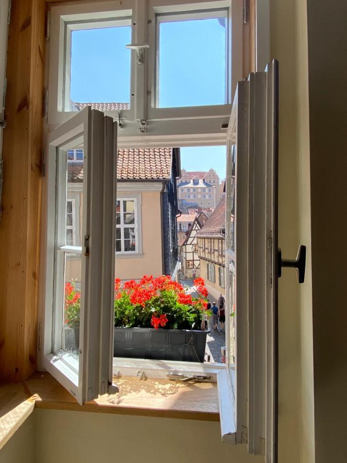 Ferienwohnung Helene Im Einzeldenkmal - Lange Gasse 29 Quedlinburg Exterior foto